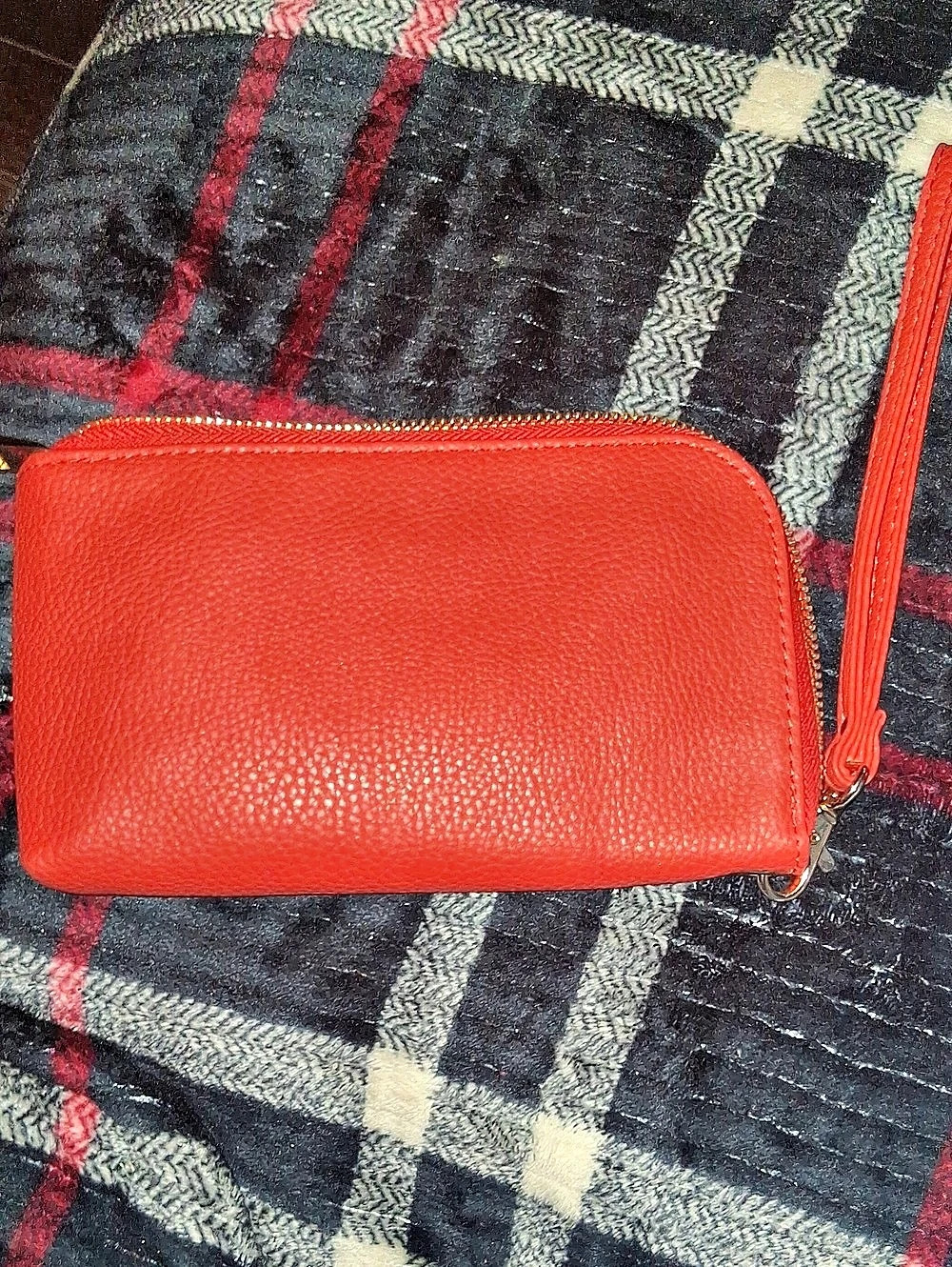 Orange Wristlet